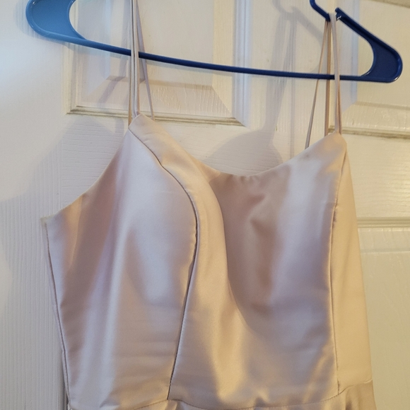 blush high low prom dress - Picture 3 of 4